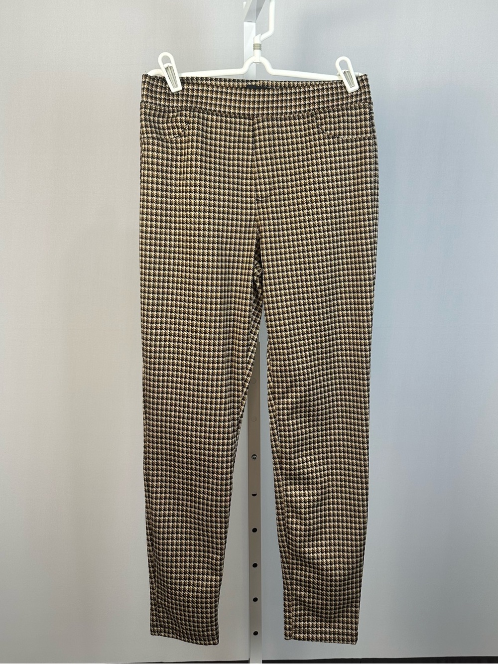 Sanctuary Houndstooth Pull-On Ankle Pants Size Medium